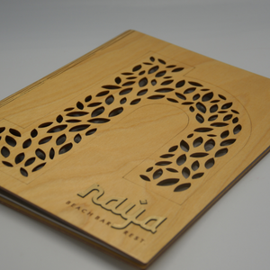 Naya Wooden Menu Details